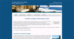 Desktop Screenshot of coastlinecottages.com